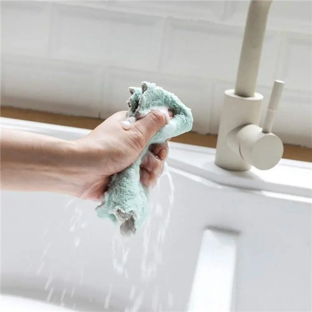 12 Pack Microfiber Dish Towels Super Absorbent Fast Drying Kitchen Rags